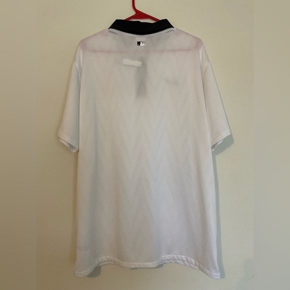 Nike New York Yankees Player Issue Player Worn Dri-Fit Polo Shirt • Sz XL - Picture 7 of 9